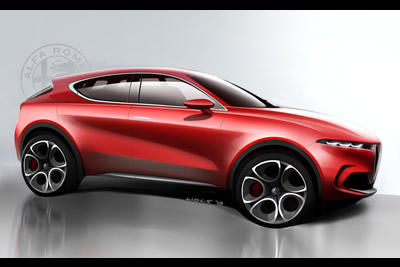 Alfa Romeo Tonale plug-in hybrid SUV Concept 